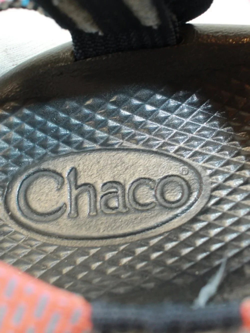 Chaco Kids Size 5 Penny Coral Z1 EcoTread Adjustable No Toe Post Sport Sandals